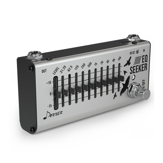 Donner EQ Seeker Owner's Manual
