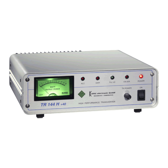 Kuhne electronic TR 144 H +40 Manual