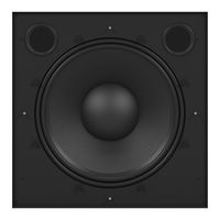 Tannoy CMS 1201SW Quick Start Manual