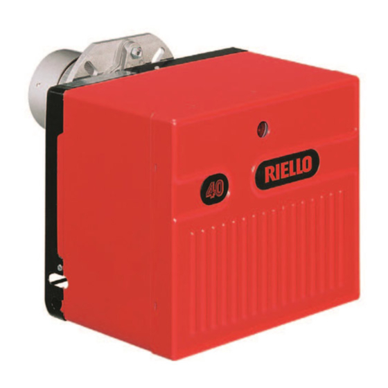 Riello G5RK Installation, Use And Maintenance Instructions