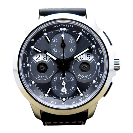 iwc 3818 Operating Instructions Manual