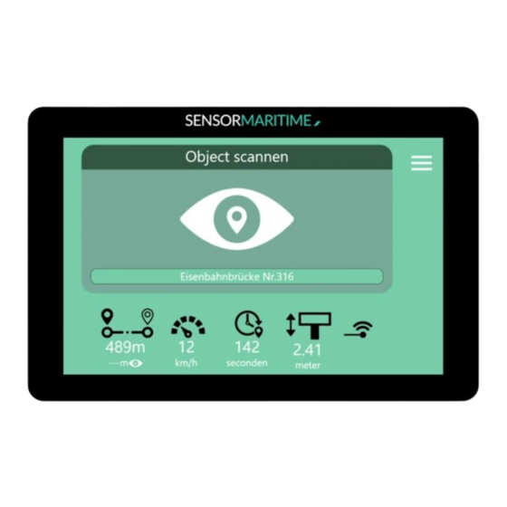 SENSOR MARITIME BRIDGESCOUT BASIC Manual