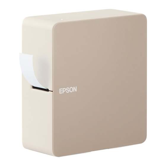 Epson LW-C610 Setup Manual