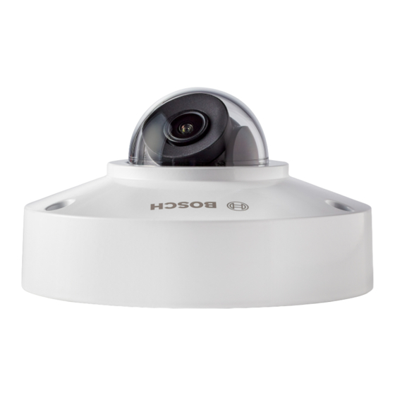 Bosch FLEXIDOME IP micro 3000i-outdoor Manuals