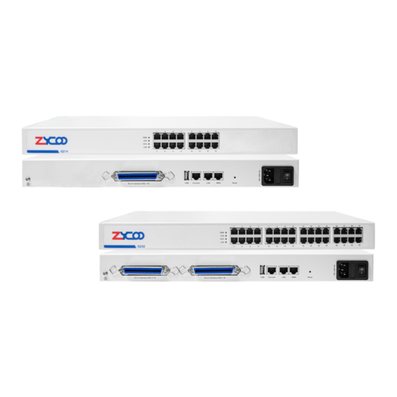 Zycoo G Series User Manual
