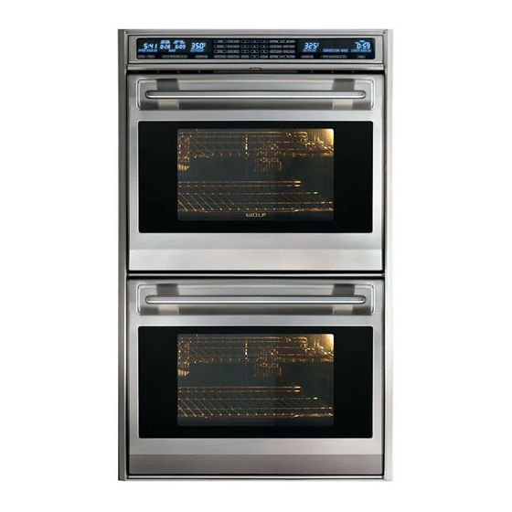 Wolf DO30UB Installation Instructions Manual