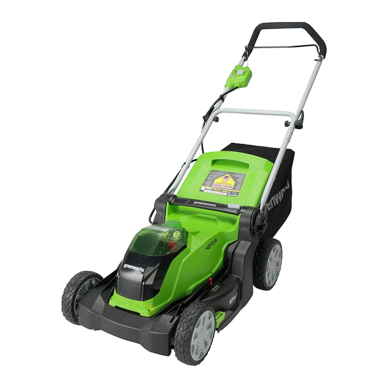 GreenWorks LMF318 Operator's Manual