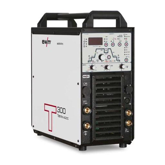 EWM TETRIX 270 AC/DC COMFORT activArc Operating Instructions Manual