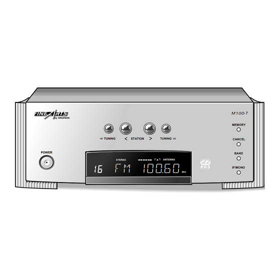 Grundig FineArts M 100-T RDS Tuner Manuals