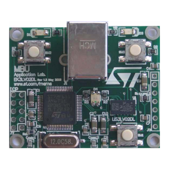ST STEVAL-MKI005V1 User Manual