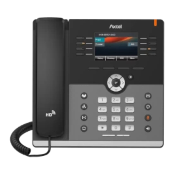 Axtel AX-500W IP Phone Manuals