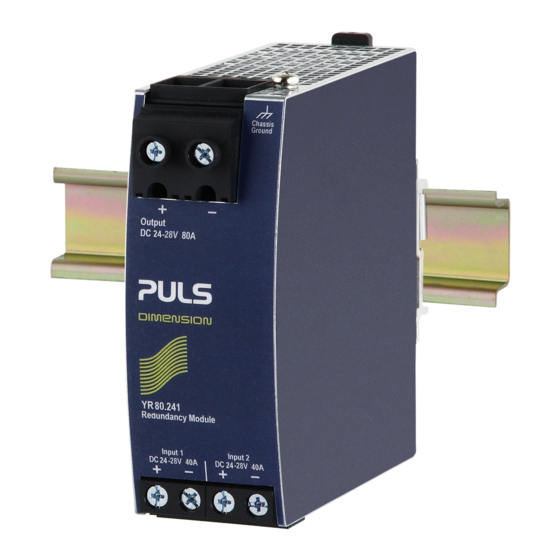 Puls YR80.241 Installation Manual
