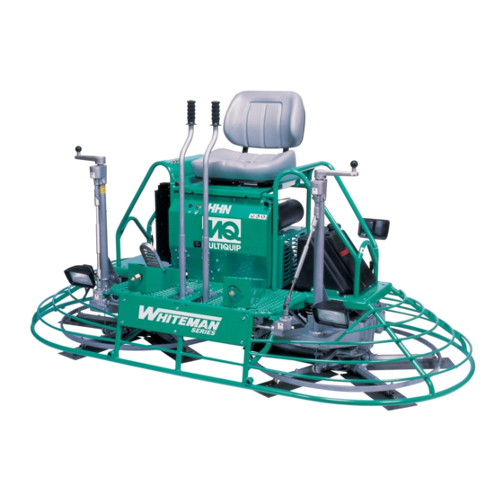 MULTIQUIP hhn34tvdtcsl4 Operation Manual