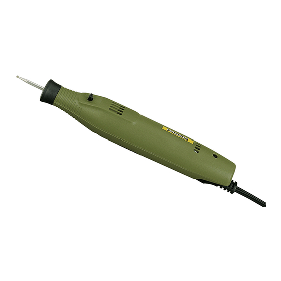 Proxxon GG 12 Manual