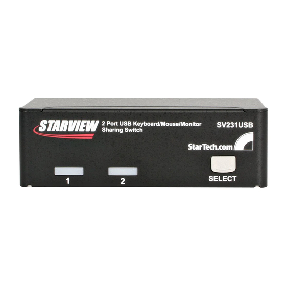 StarTech.com StarView SV231USB User Manual