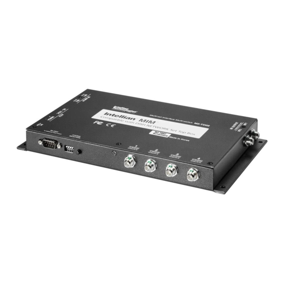 Intellian MIM Installation And Operation User Manual