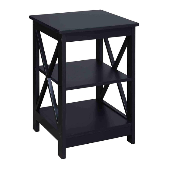 convenience concepts Oxford Series Assembly Instructions
