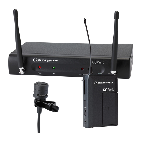 Audiophony PA GO Series User Manual