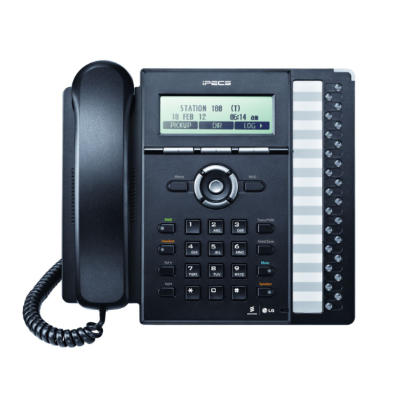 LG-Ericsson iPECS eMG80 Operation Manual