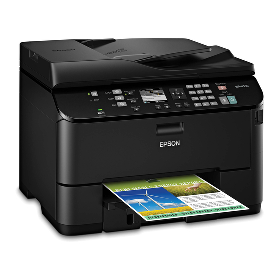 Epson WorkForce Pro WP-4530 Start Here
