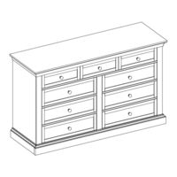 Better Homes and Gardens Canton Dresser BHS336158813014 Assembly Instructions Manual