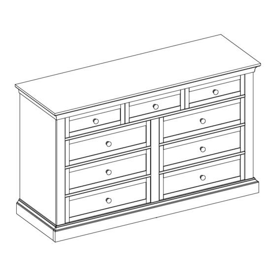Better Homes and Gardens Canton Dresser BHS336158813014 Manuals