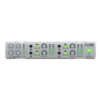 Behringer Miniamp AMP800 Quick Start Manual