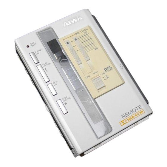 Aiwa HS-PX10 Service Manual