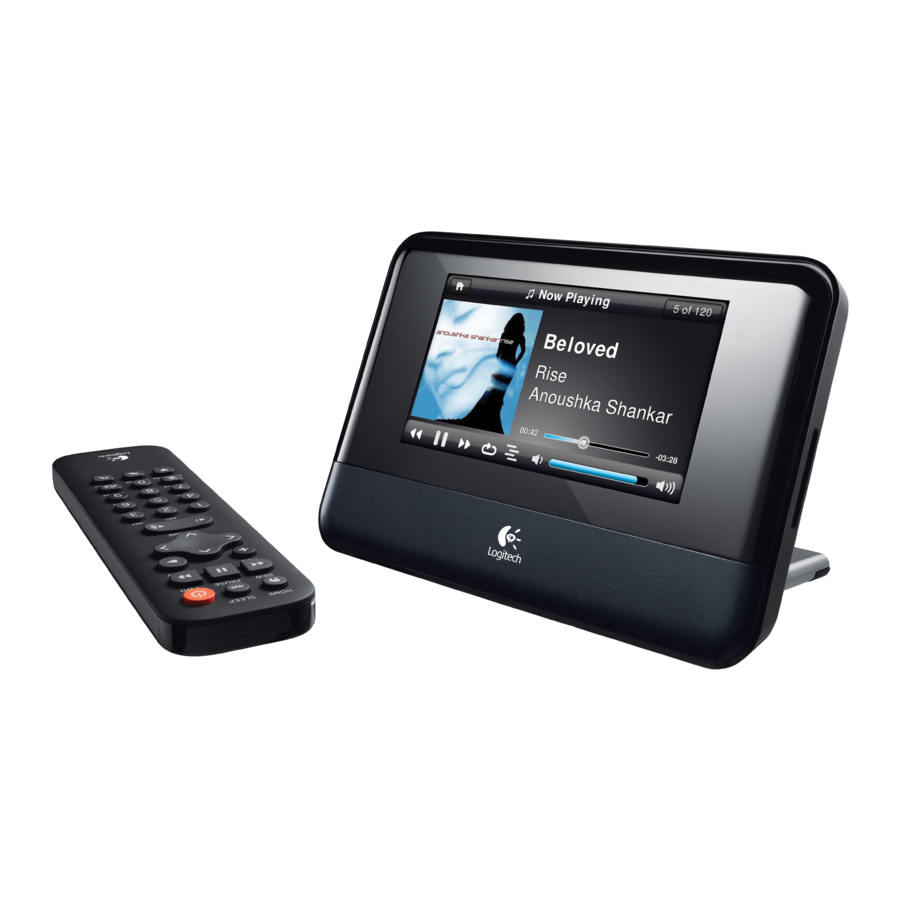 Logitech Squeezebox Touch Manual