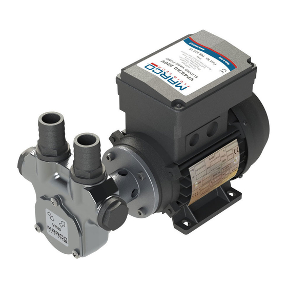 Marco 166 030 1C Electric Pump Manuals