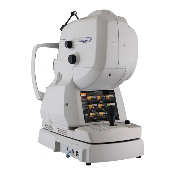 Topcon DRI OCT-1 Triton User Manual