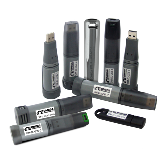 Omega OM-EL-WIN-USB Manuals