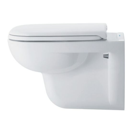 DURAVIT D-Code 0067390000 Mounting Instructions