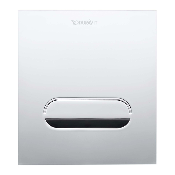 DURAVIT DuraSystem WD5007 013 000 Operating Instructions Manual