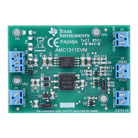 Texas Instruments AMC1311EVM User Manual