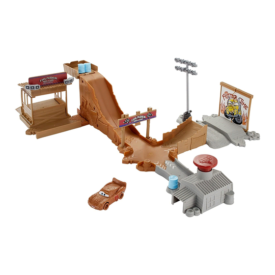 Mattel Disney PIXAR Cars 3 THUNDER HOLLOW CHALLENGE Instructions