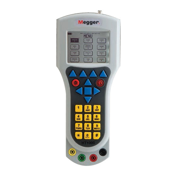 Megger HT1000/2 Quick Start Manual