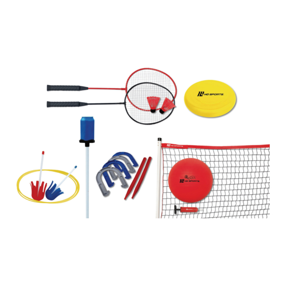 MD SPORTS NET350_029M Assembly Instructions Manual