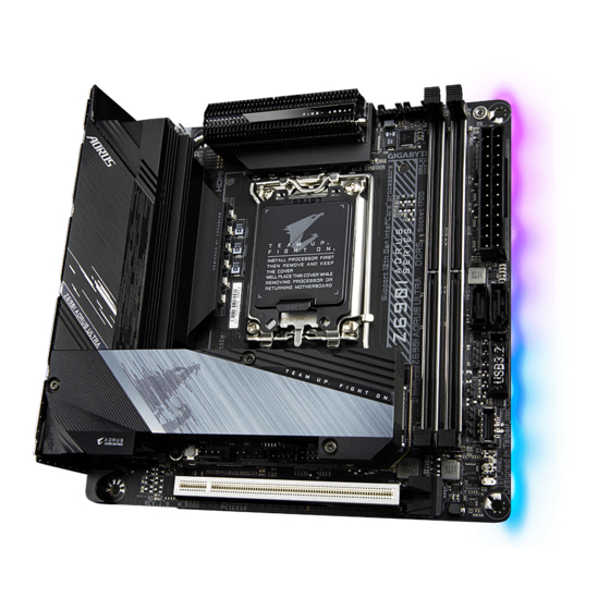 Gigabyte Z690I AORUS ULTRA User Manual