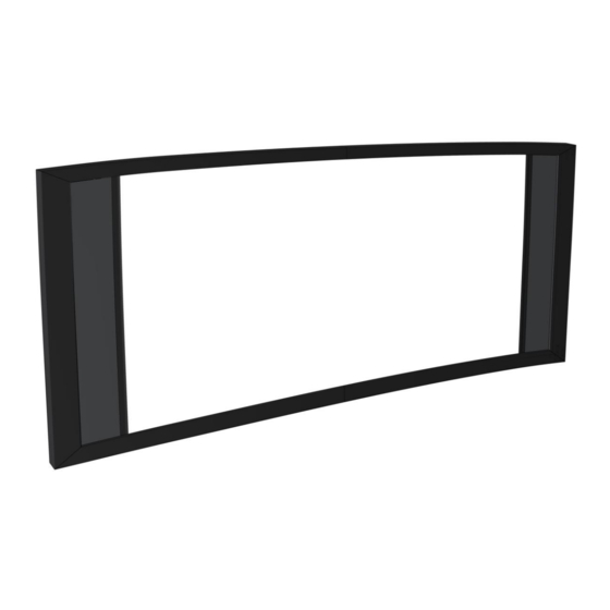 Screen Research TheaterCurved Reference X-Mask T-XLR3 Installation Manual