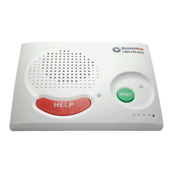 ResponseNow IN THE HOME Quick Reference Manual