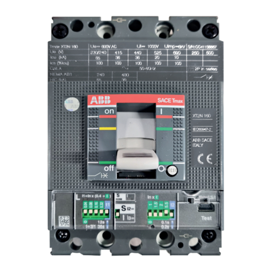 ABB TMAX XT XT2 ELECTRONIC Disassembly Instructions Manual