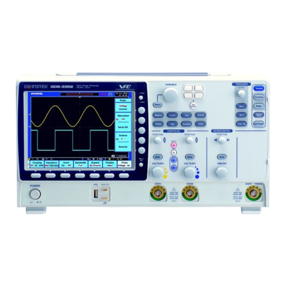 GW Instek GDS-3352A User Manual