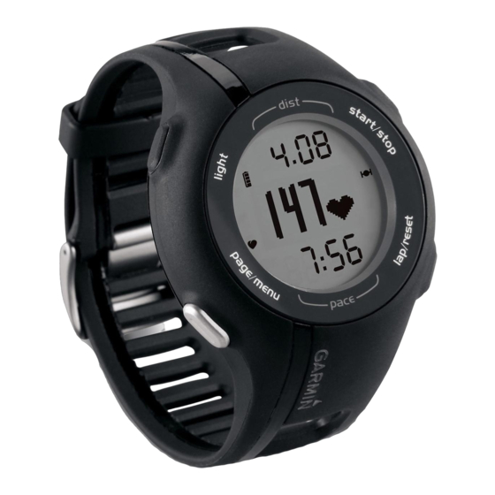 Garmin Forerunner 210 Declaration Of Conformity
