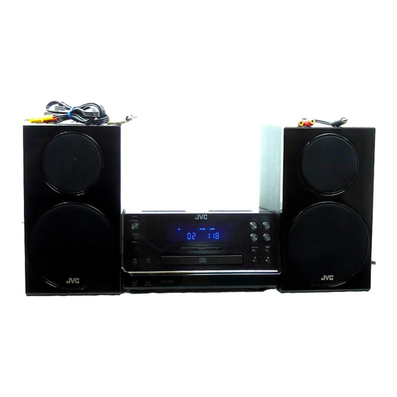 JVC CA-UXF3B Instructions