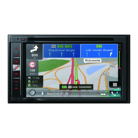 Pioneer AVIC-F970BT Quick Start Manual