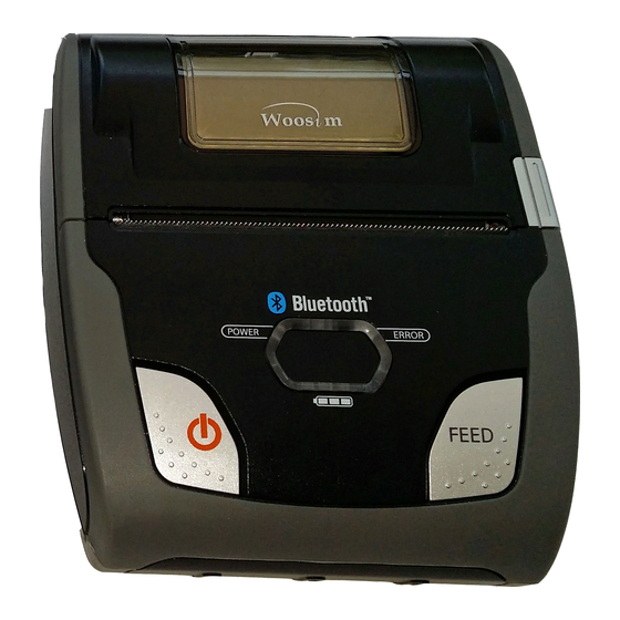 WOOSIM WSP-R350 Operator's Manual