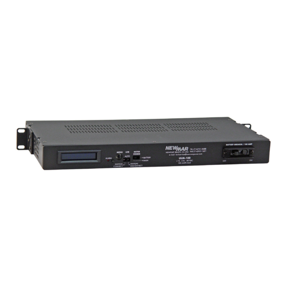 NewMar ULM-100 Installation & Operation Manual