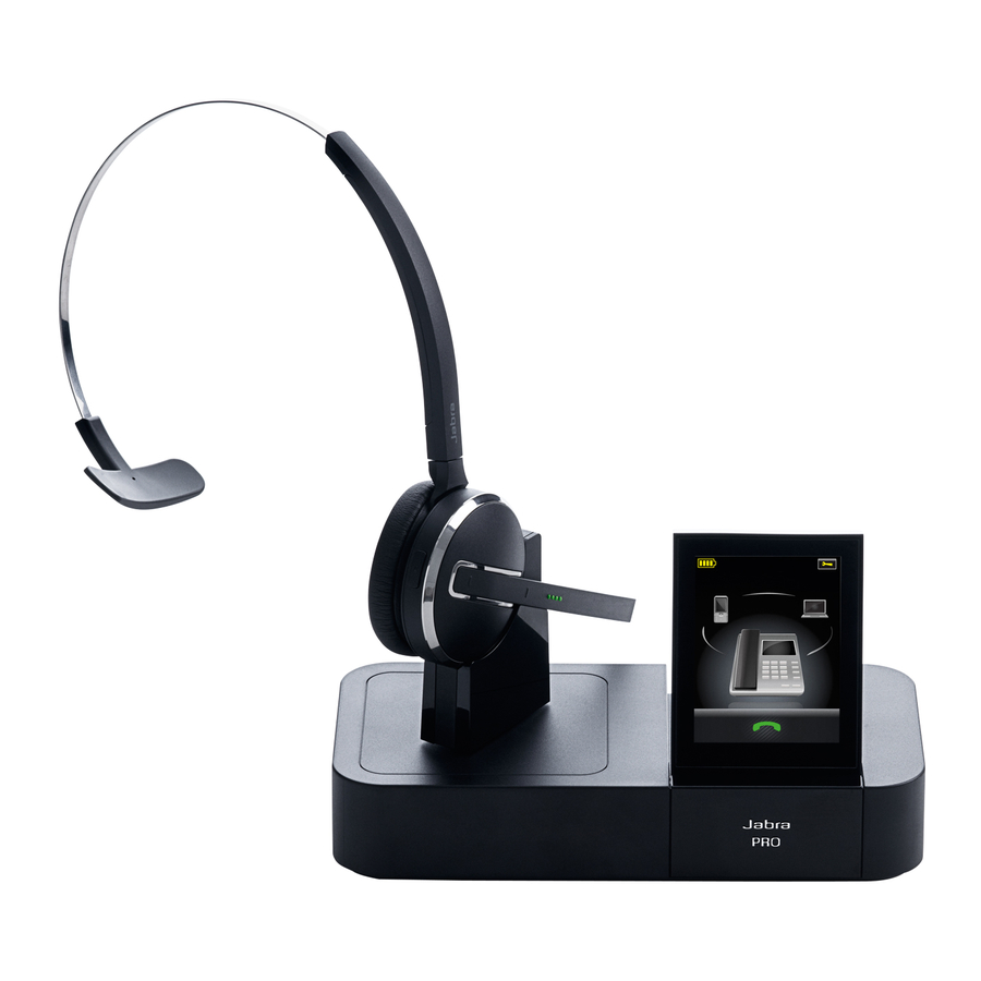 Jabra Pro 9400 Series Quick Start Manual