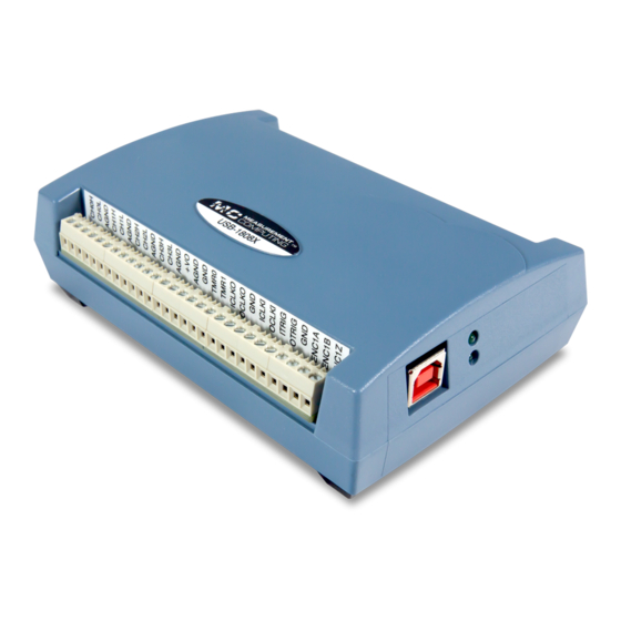 Measurement Computing USB-1808X User Manual